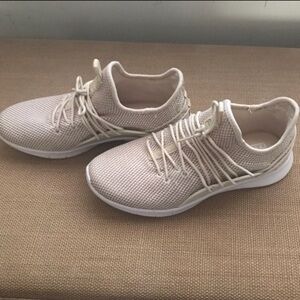 Women's Cream Athletic Shoes